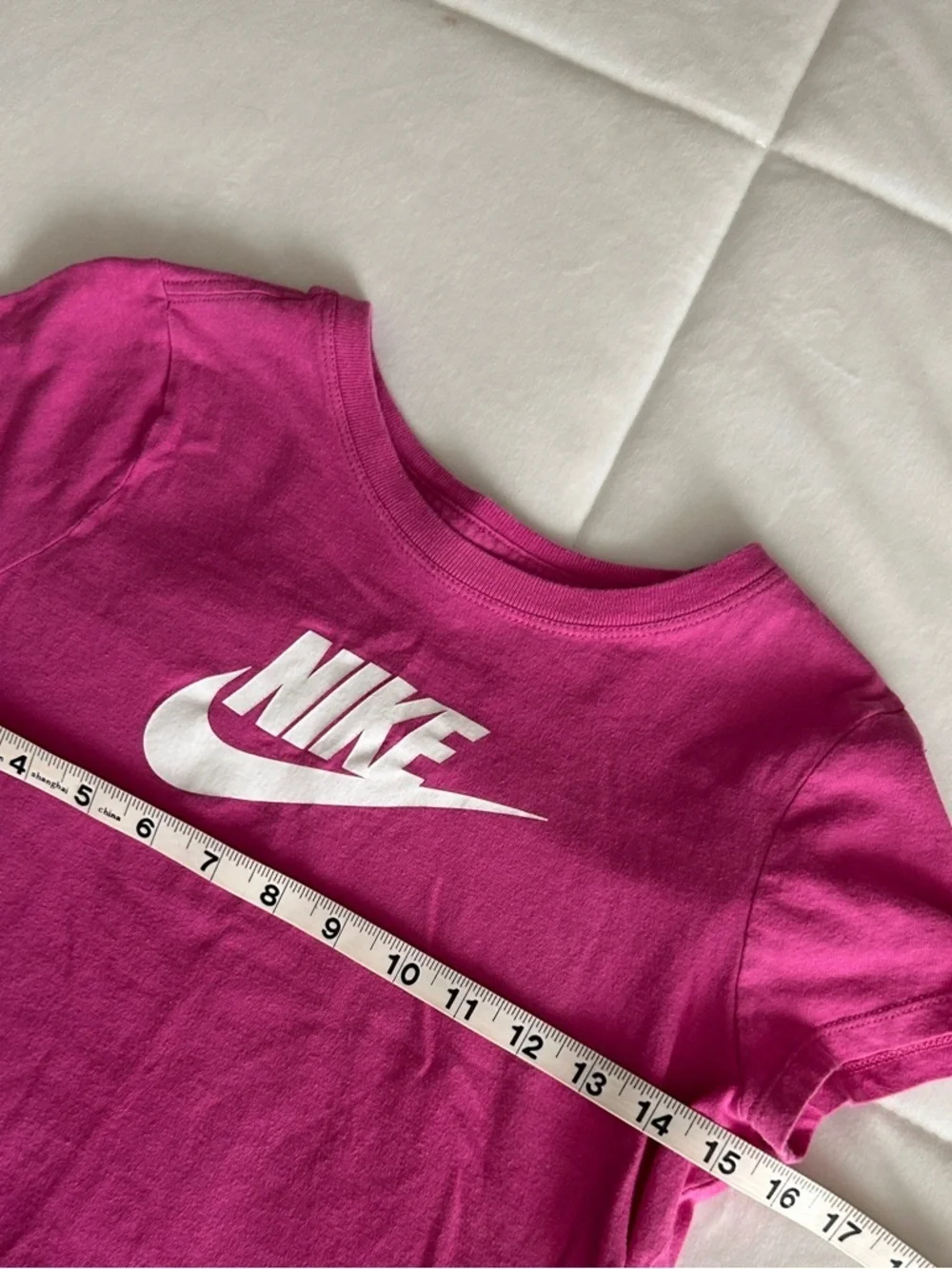 Nike Women's Magenta Short Sleeve Logo Tee​​